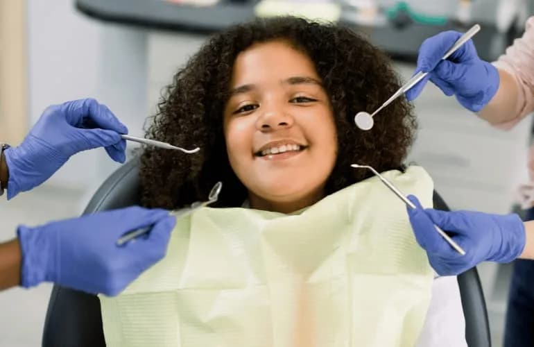 Dental sealants for children