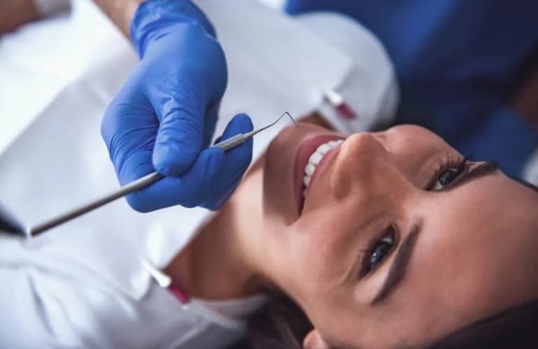 Deep cleaning teeth